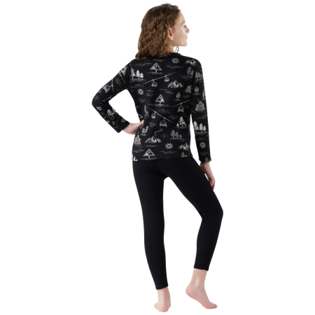 Maglietta sportiva per bambini Smartwool Kids' Classic Thermal Merino Base Layer Crew