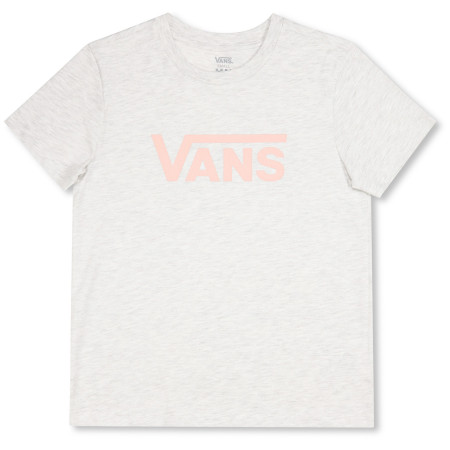 Maglietta da donna Vans Wm Drop V Ss Crew-B bianco White Heather