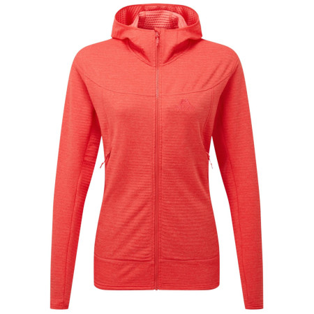 Felpa tecnica da donna Mountain Equipment Apiro Hooded Jacket Women's rosso Hibiscus