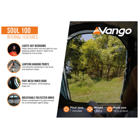 Tenda da trekking Vango Soul 100