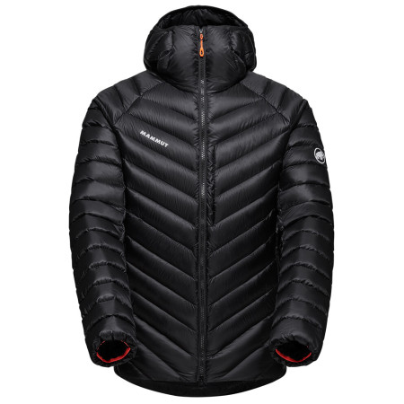 Piumino da uomo Mammut Broad Peak IN Hooded Jacket Men nero/rosso black0001
