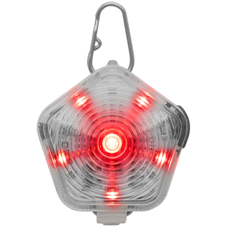 Luce per cani Ruffwear The Beacon™ Safety Light bianco Clear Lake