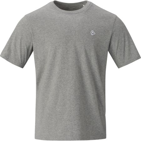 Maglietta da uomo Norrona /29 cotton viking patch T-shirt grigio Grey Melange