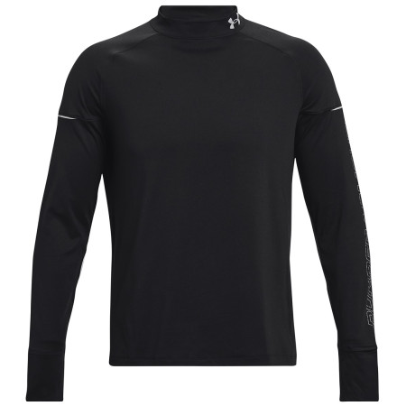 Maglietta da uomo Under Armour OUTRUN THE COLD LS nero Black/Reflective/Reflective