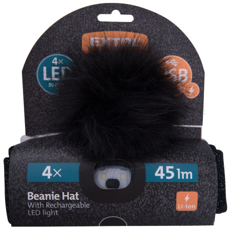 Cappello con luce LED Extol Light women