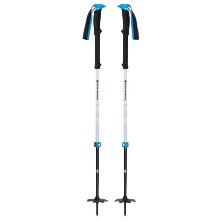 Bastoncini da sci Black Diamond Expedition 2 Pro bianco/blu Kingfisher