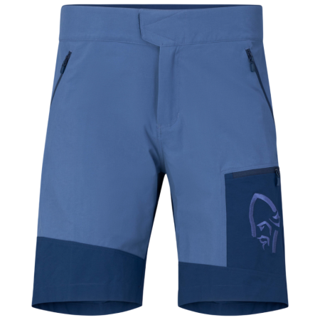 Pantaloncini da uomo Norrona femund flex1 light Shorts azzurro Vintage Indigo