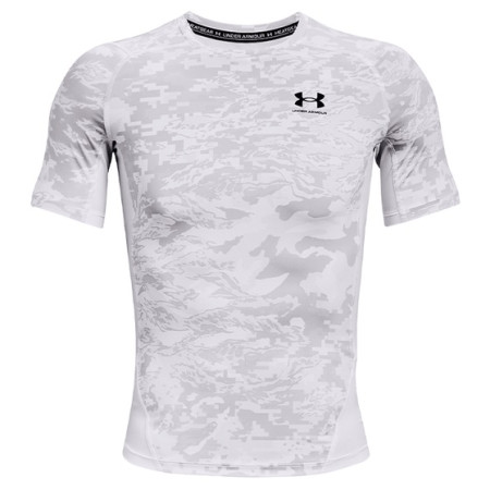 Maglietta funzionale da uomo Under Armour HG Armour Camo Comp SS bianco White//Black