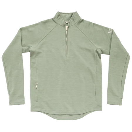 Felpa da uomo Devold Endurance Merino Zip Man verde FOG