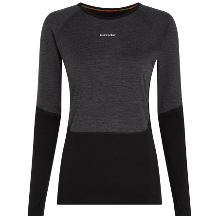 Maglietta sportiva da donna Icebreaker Women Merino 200 Oasis+ LS Crewe nero Blk/Jtht/Und/Cb