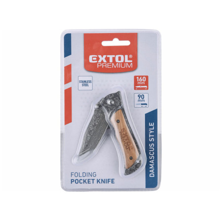 Coltello chiudubile Extol zavírací nůž nerez