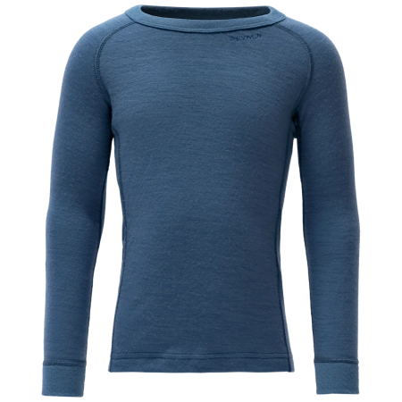 Maglietta sportiva per bambini Devold Duo Active Merino Shirt Kid Berry blu scuro Berry