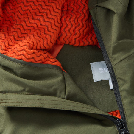 Giacca invernale per bambini Regatta Hillain Warm Lined Dark Khaki