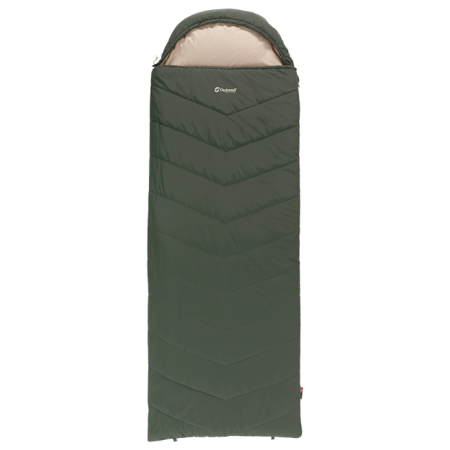 Sacco a pelo rettangolare Outwell Caldera Lux verde scuro Green