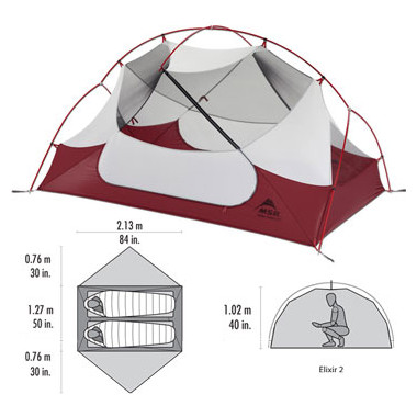 Tenda ultraleggera MSR Hubba Hubba NX