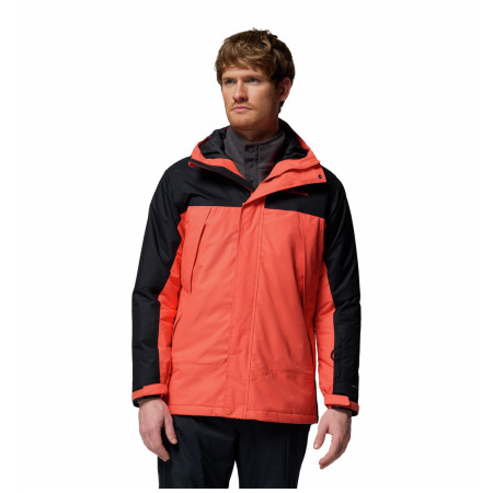 Giacca da sci da uomo Columbia Shotski Jacket nero/arancio Zing/Black