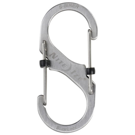 Moschettone ausiliario Nite Ize S-Biner SlideLock #4 argento