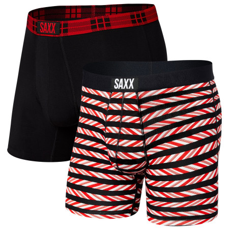 Boxer Saxx Vibe Super Soft BB 2Pk rosso/nero MintyFresh/Black