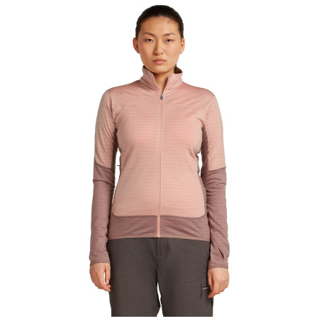 Felpa tecnica da donna Icebreaker Women Merino Blend 300 RealFleece™ Descender LS Zip