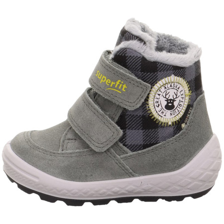 Stivali invernali per bambini Superfit Groovy 2.0 Grün/Grau