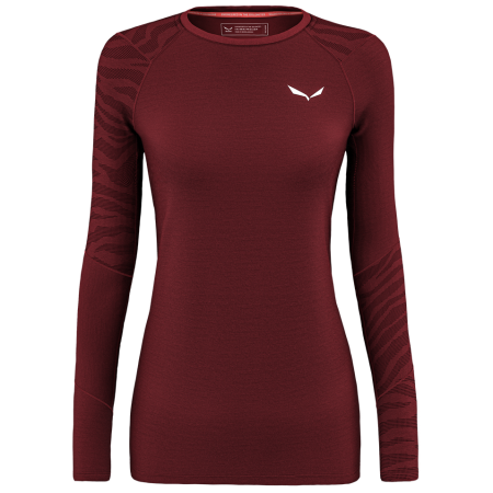 Maglietta da donna Salewa Cristallo Warm Amr W L/S Tee.