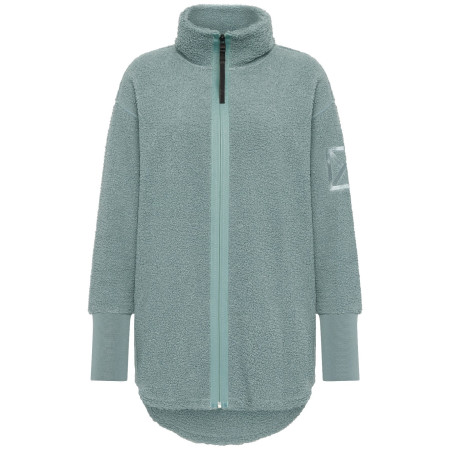 Felpa da donna Didriksons Sally Wns Fz 2 azzurro Factory Blue