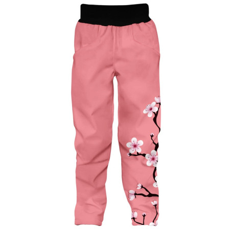 Pantaloni softshell per bambini WAMU Pink rosa PINK