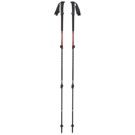 Bastoncini da trekking Black Diamond Trail Back nero/rosso Picante