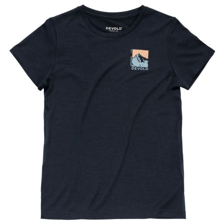 Maglietta da donna Devold Classic "Summit" Tee Wmn nero INK