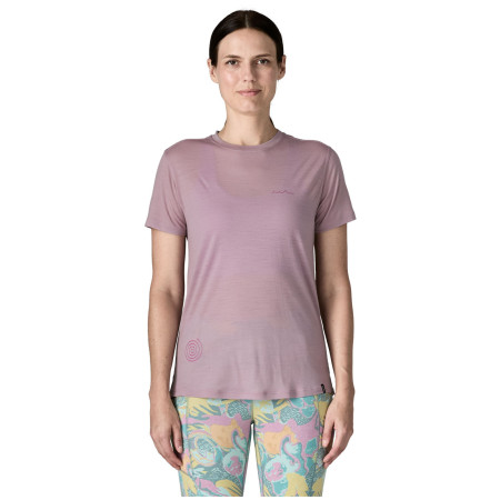 Maglietta da donna Patagonia Women's Capilene Cool Merino Blend Graphic Shirt