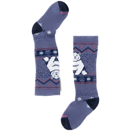 Calze Smartwool Kids' Wintersport Full Cushion Polar Bear blu