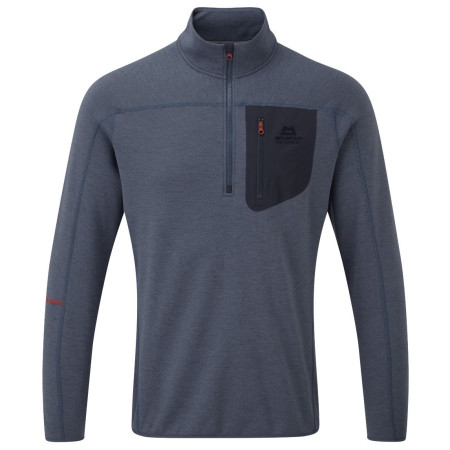 Felpa da uomo Mountain Equipment Integrity Zip T blu scuro DenimBlue