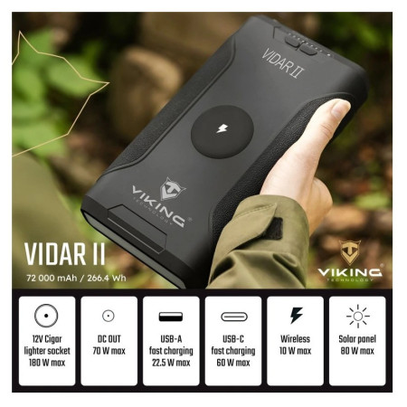 Powerbank da esterno Viking Technology Vidar II