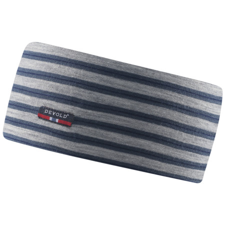 Fascia Devold Breeze Headband kids grigio/blu Night stripes