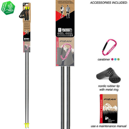 Bastoncini da nordic walking Fizan Carbon Pro 2-pcs