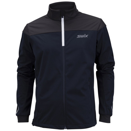 Giacca softshell da uomo Swix Cross M blu scuro Darknavy