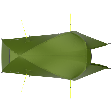 Tenda ultraleggera per 2 persone Hannah Hawk 2
