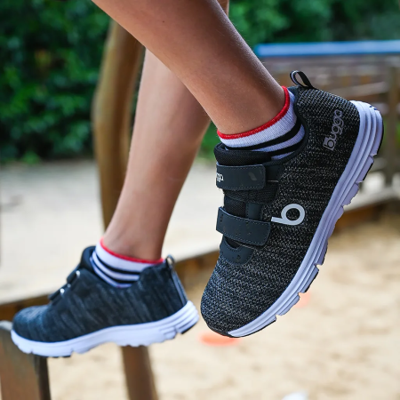 Scarpe per bambini con velcro Bugga Tempe Black
