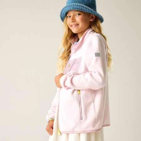 Felpa da bambino Regatta Junior Frankie F/Z Pink Haze