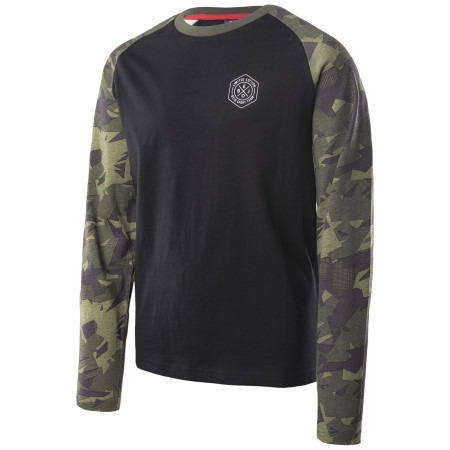 Maglietta da bambino Bejo Rick Ls Jrb nero Black/Deep Depths Moro