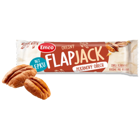 Barretta Emco Flapjack con noci pecan 45 g