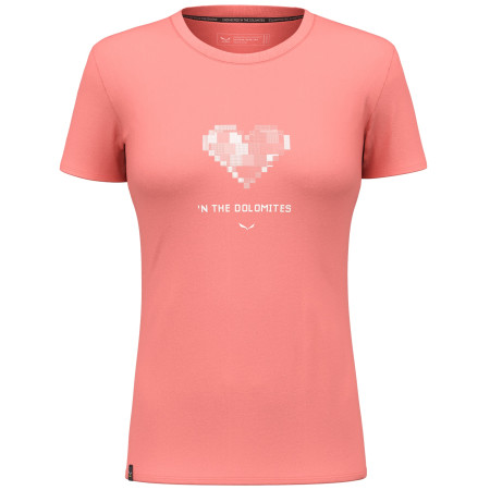 Maglietta da donna Salewa Pure Heart Dry W T-Shirt rosa 6350 - lantana pink