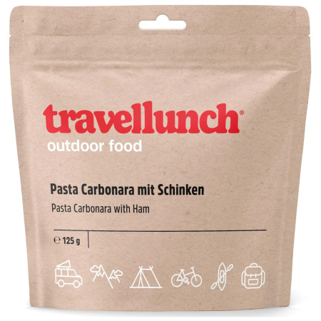 Cibo disidratato Travellunch Spaghetti alla Carbonara con prosciutto 125 g