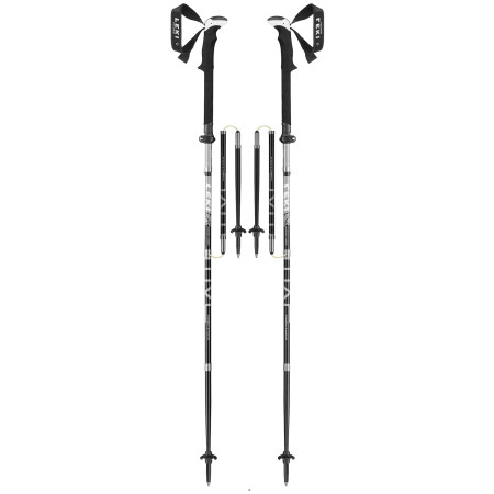 Bastoncini da trekking Leki Micro Vario Carbon Strong nero BlackLightanthraciteWhite