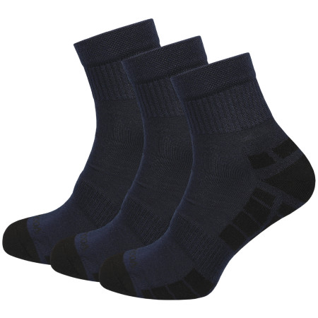 Calze MOOA Silver Bamboo Mid 3-pack blu/nero Blue/Black