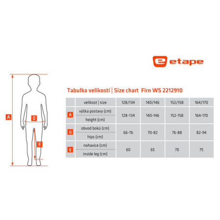 Pantaloni da bambino Etape Firn WS