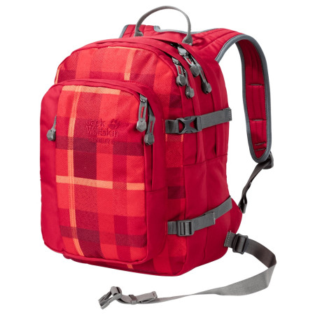 Zaino bambino Jack Wolfskin Berkeley S rosso IndianRedWovenCheck