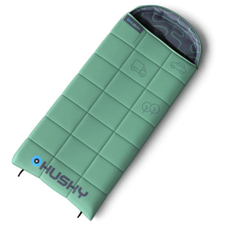 Sacco a pelo per bambino Husky Gizmo Kids verde Green