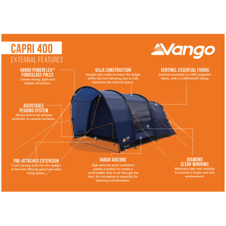 Tenda Vango Capri 400