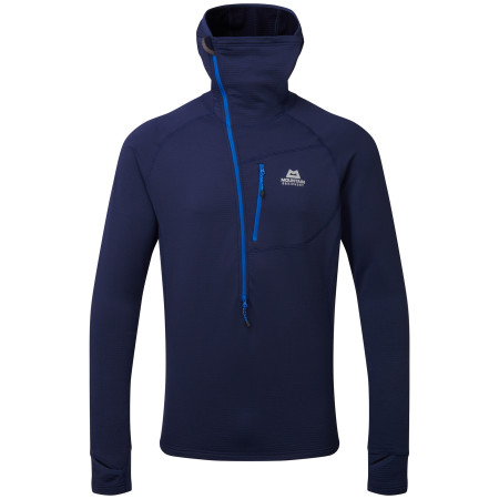 Felpa da uomo Mountain Equipment Eclipse Hooded Zip T blu scuro MedievalBlue